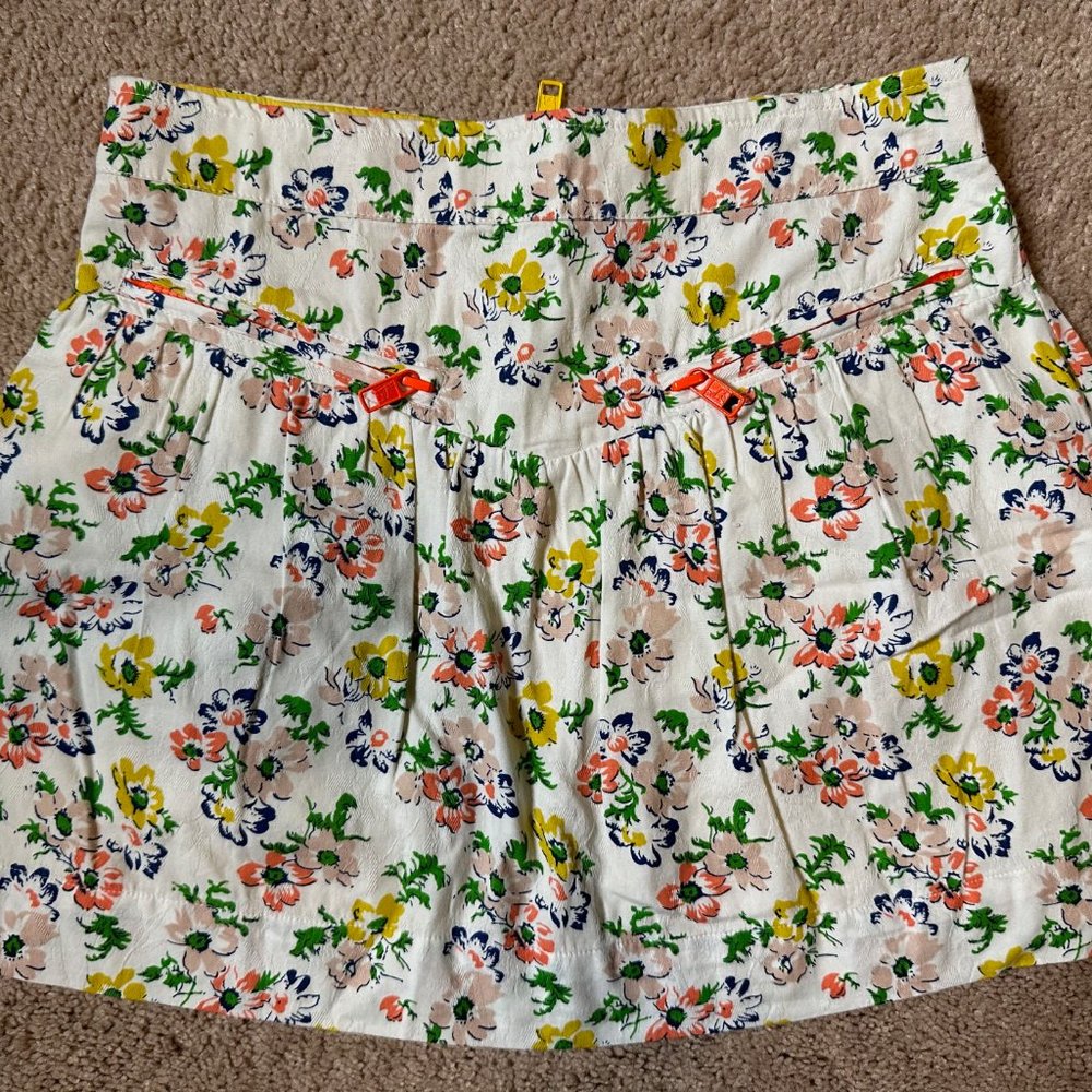 STELLA MCCARTNEY KIDS Girls Flower Jacquard SKIRT, Kids 12 years NEW